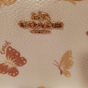 NWT ~COACH Butterfly Print Accordion Wallet